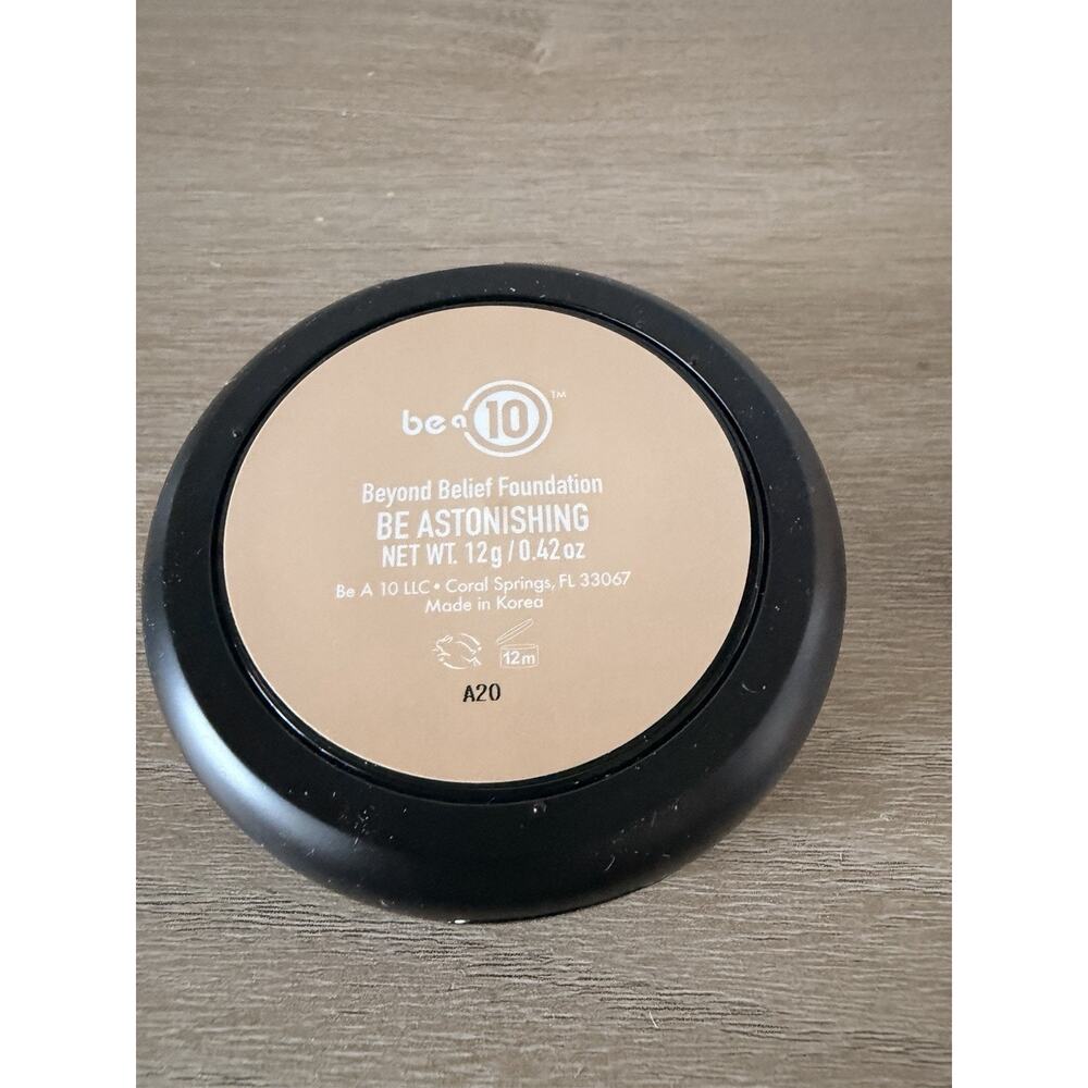 Be A 10 Beyond Belief Foundation Cushion Be Astonishing Shell 12g New - Picture 3 of 8
